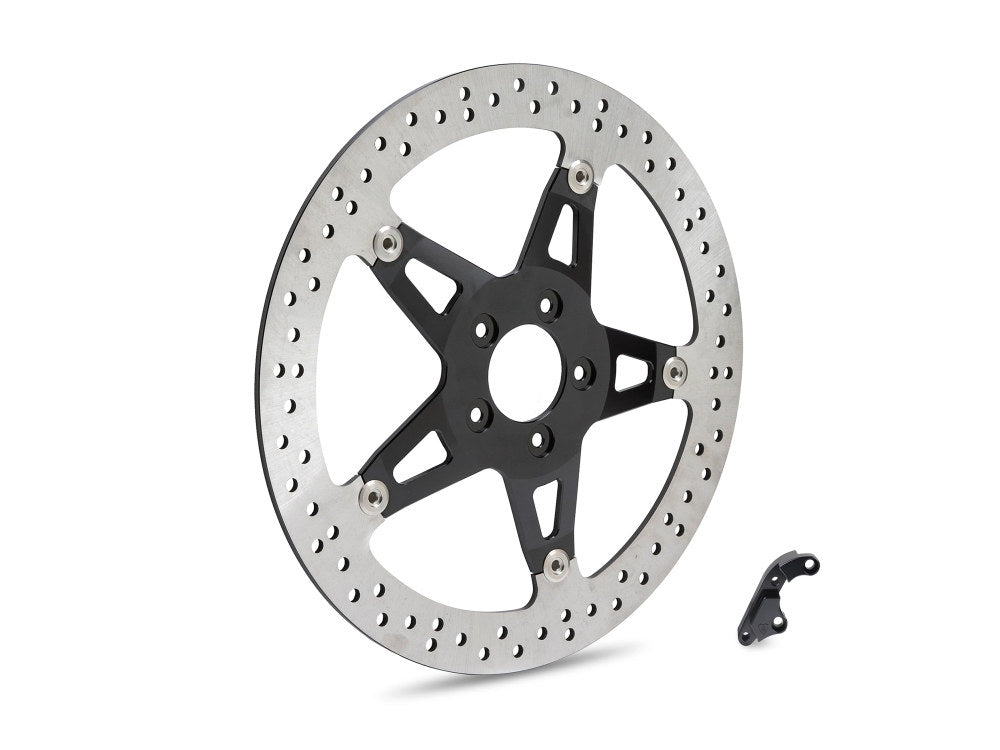 Arlen Ness 14in Right Hand Front Big Brake Disc Rotor Fits FXDR 2019-2020 Touring 2008-2013 2018-2023 Special Models with Hub Mounted Disc