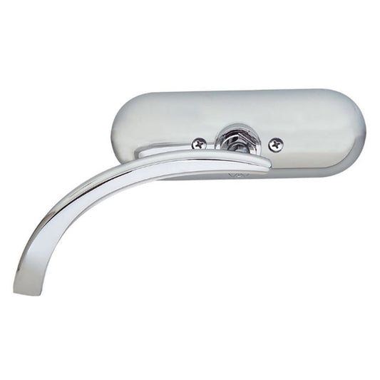 Arlen Ness Mini Oval Mirror – Chrome, Left