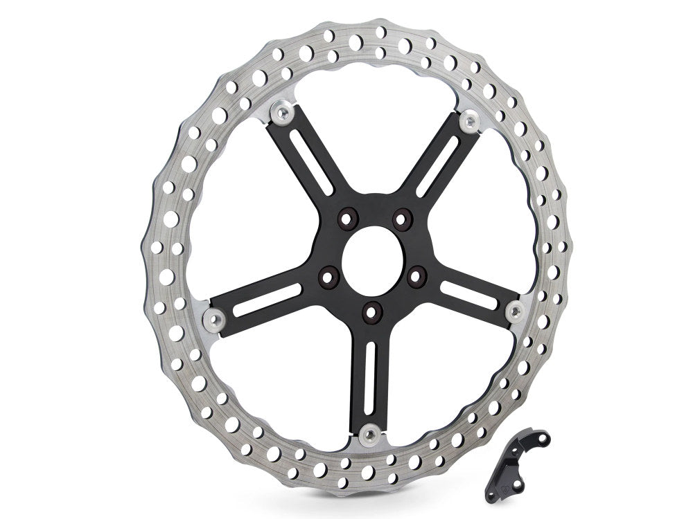 Arlen Ness 15in Left Hand Front Jagged Big Brake Disc Rotor Fits Softail Sport Glide Low Rider S ST 2018up