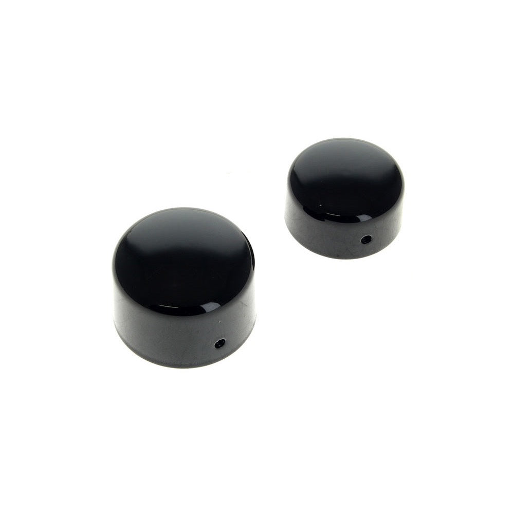 Rollies Rear Axle Covers – Gloss Black, Softail & Dyna 2008–2017