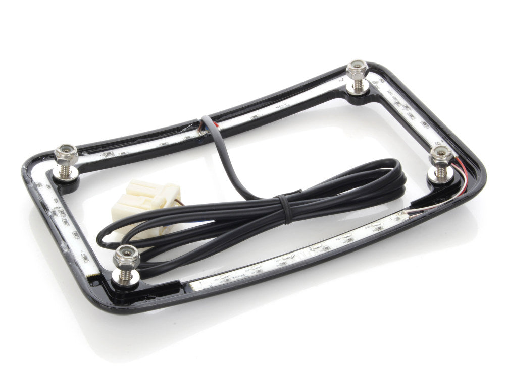 Cycle Visions Curved Slick Number Plate Frame