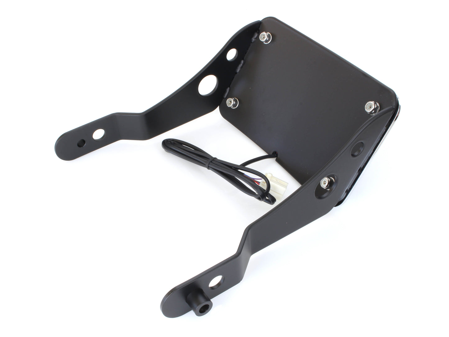 Cycle Visions Tail Tidy Fender Eliminator Kit Chrome with Run Turn Brake and Number Plate Lights Fits Dyna Street Bob 2013-2017 and Dyna Low Rider S 2016-2017