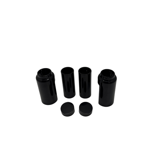Big Daddy Customs 6-Piece Fork Cover Set Gloss Black – Dyna 2008-2017