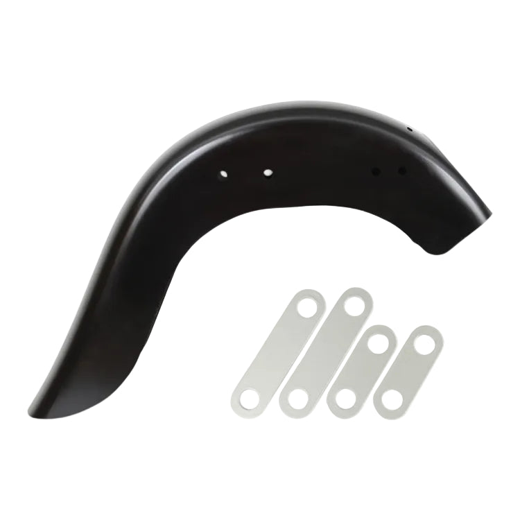 Klock Werks Stretched 4in Extended Rear Fender Smooth Fits Heritage 2018up and Deluxe 2018-2020