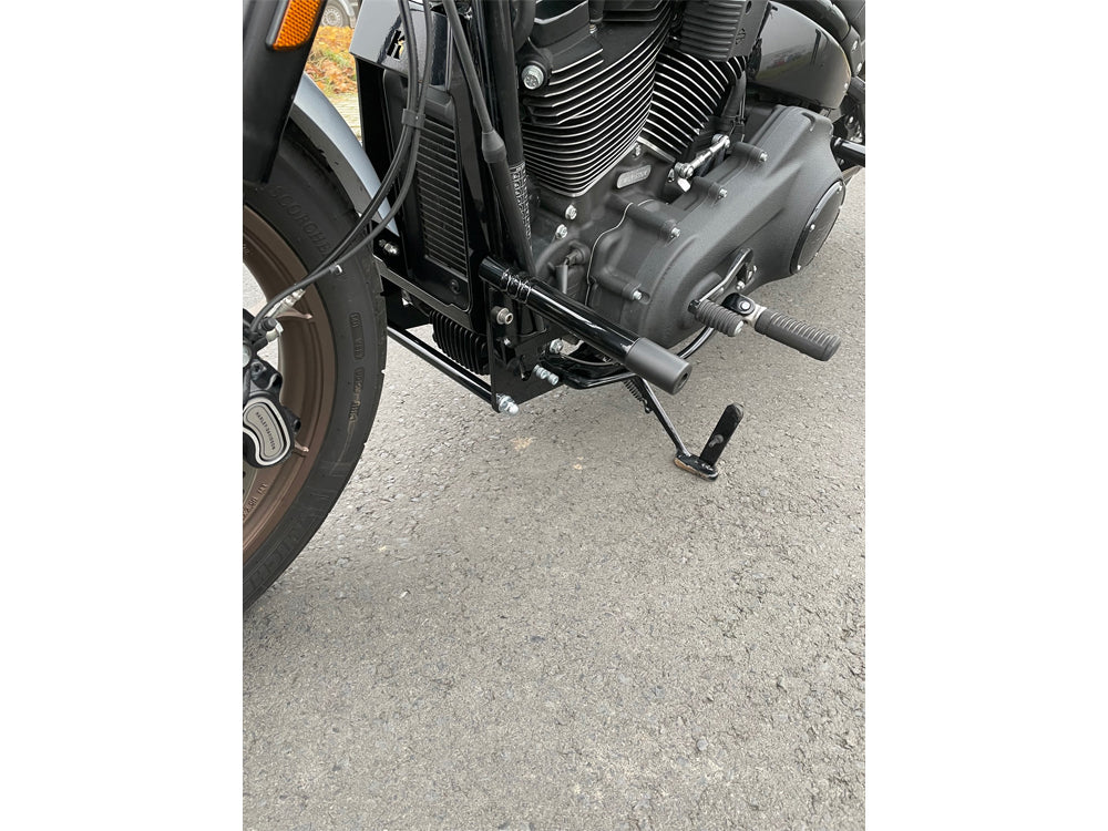 Kodlin Front Engine Guard Crash Bar Black Fits Softail 2018-2024 with Mid Mounts
