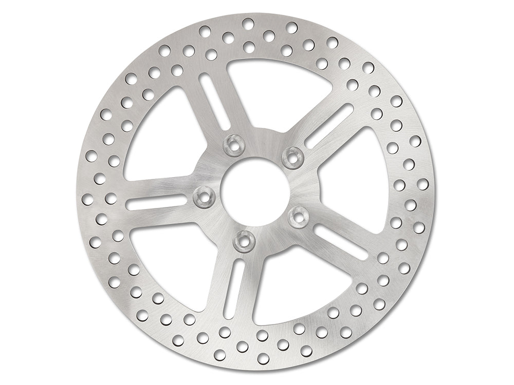 Performance Machine 11.8in Front Classic 5 Spoke Stainless Steel Disc Rotor Fits Softail 2015up Touring 2008-2023 Dyna 2006-2017 Sportster 2014-2021
