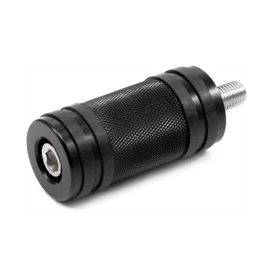 Gear Shifter Shifter Peg CNC Knurled with Rubber – Black