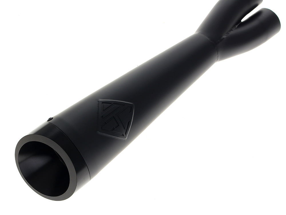 SP Concepts 2-into-1 Cutback Exhaust Black Dyna 1999-2005