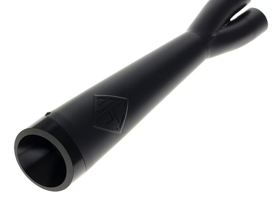 SP Concepts 2-into-1 Cutback Exhaust Black Dyna 1999-2005
