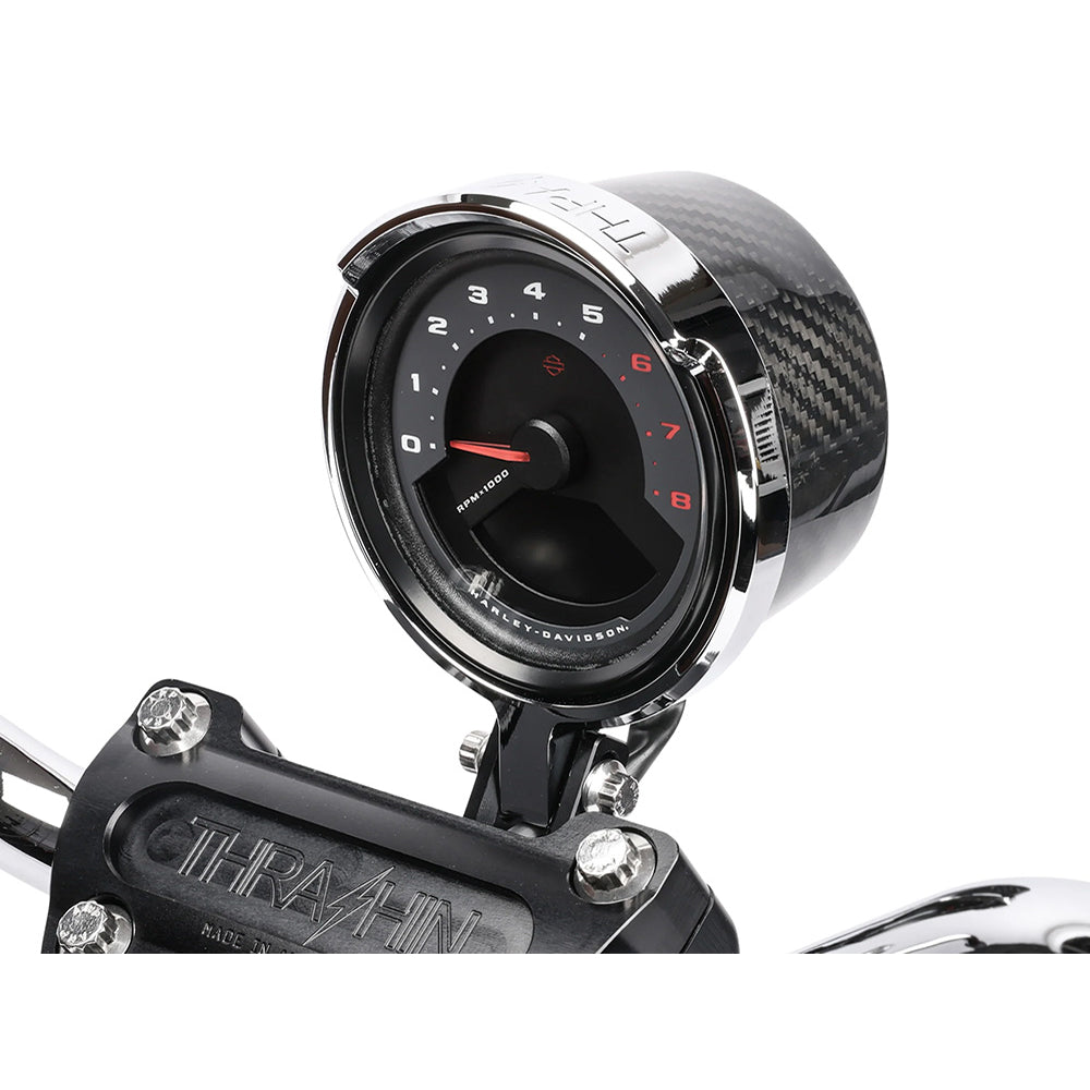 Thrashin Gauge Housing Relocation Kit fitted