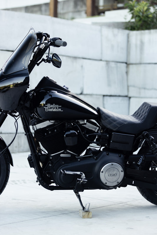 SOLD: Harley-Davidson Club Style Black Dyna Cammed