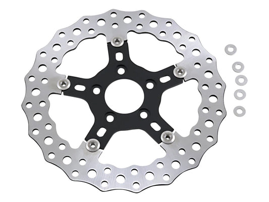 Arlen Ness 11.8in Front Jagged Disc Rotor Fits Dyna 2006-2017 Softail 2015up Sportster 2014-2021 Some Touring 2008up