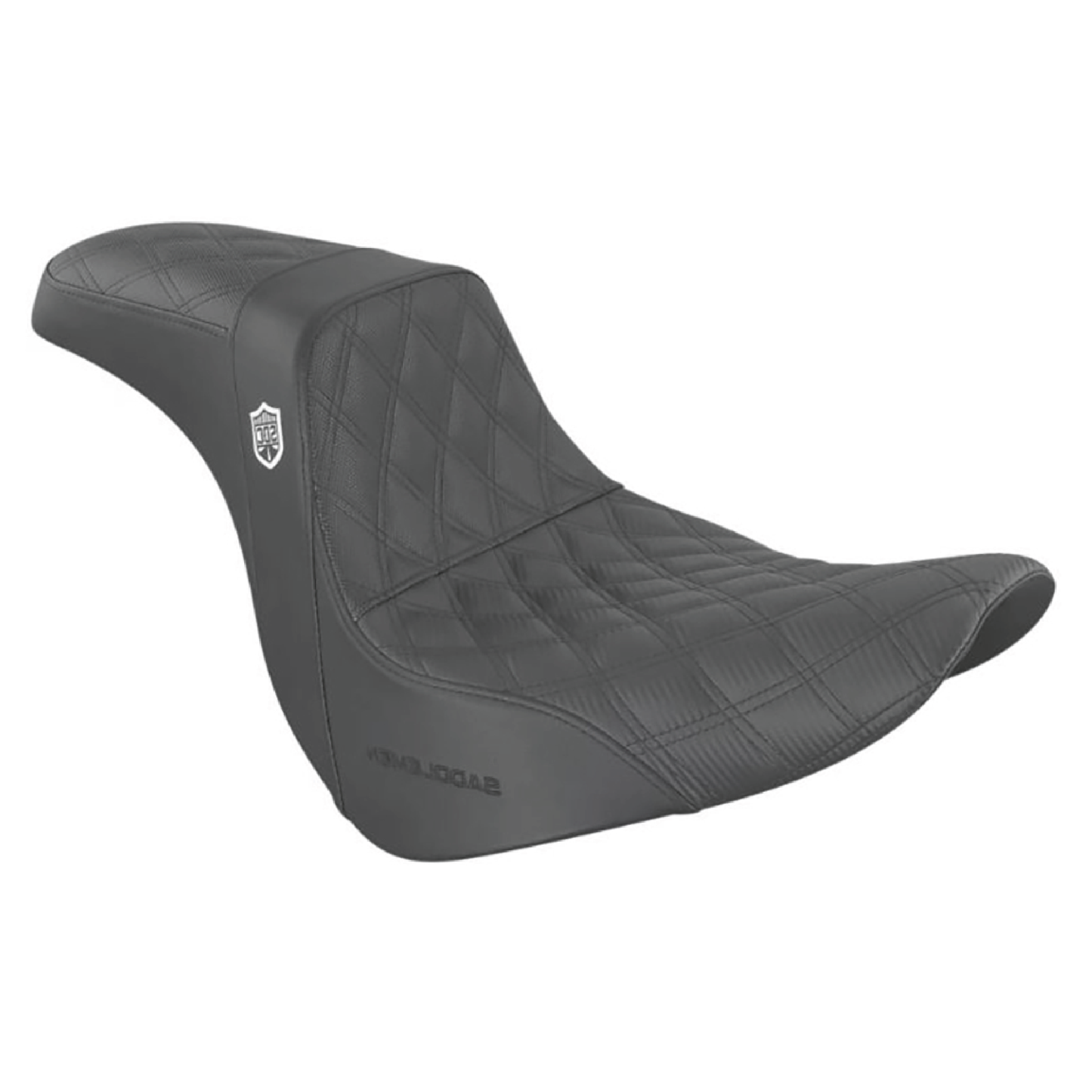 Pro Series San Diego Customs Performance Gripper Dual Seat. Fits Sport Glide / Low Rider 2018up / Low Rider S 2020up / Low Rider ST 2022up