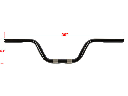 High Bend Bars – Black