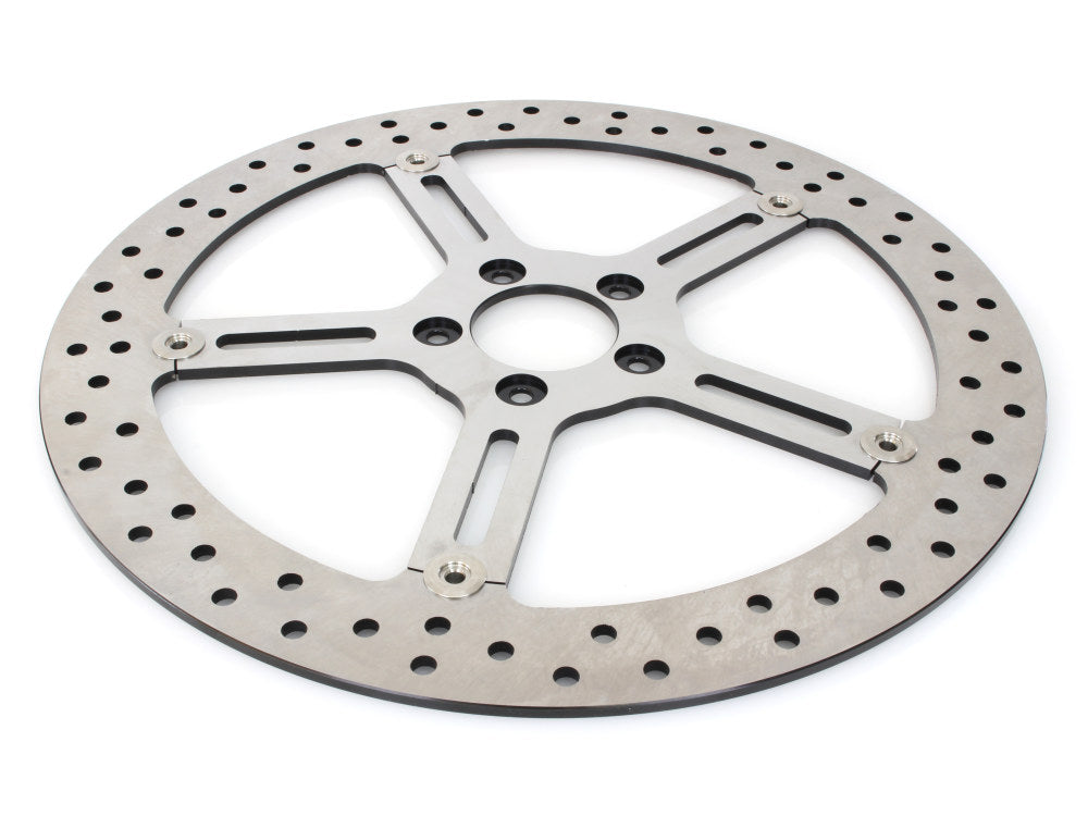 Arlen Ness 15in Left Hand Front Big Brake Disc Rotor Fits Softail Street Bob Breakout Low Rider 2018up Standard 2020up