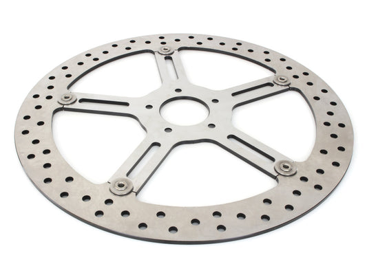 Arlen Ness 15in Left Hand Front Big Brake Disc Rotor Fits Softail Street Bob Breakout Low Rider 2018up Standard 2020up