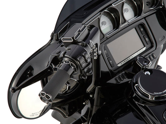 Arlen Ness Bevelled Fusion Handgrips – Black