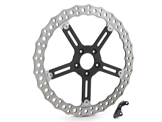 Arlen Ness 15in Right Hand Front Jagged Big Brake Disc Rotor Fits Softail Sport Glide Low Rider S ST 2018up