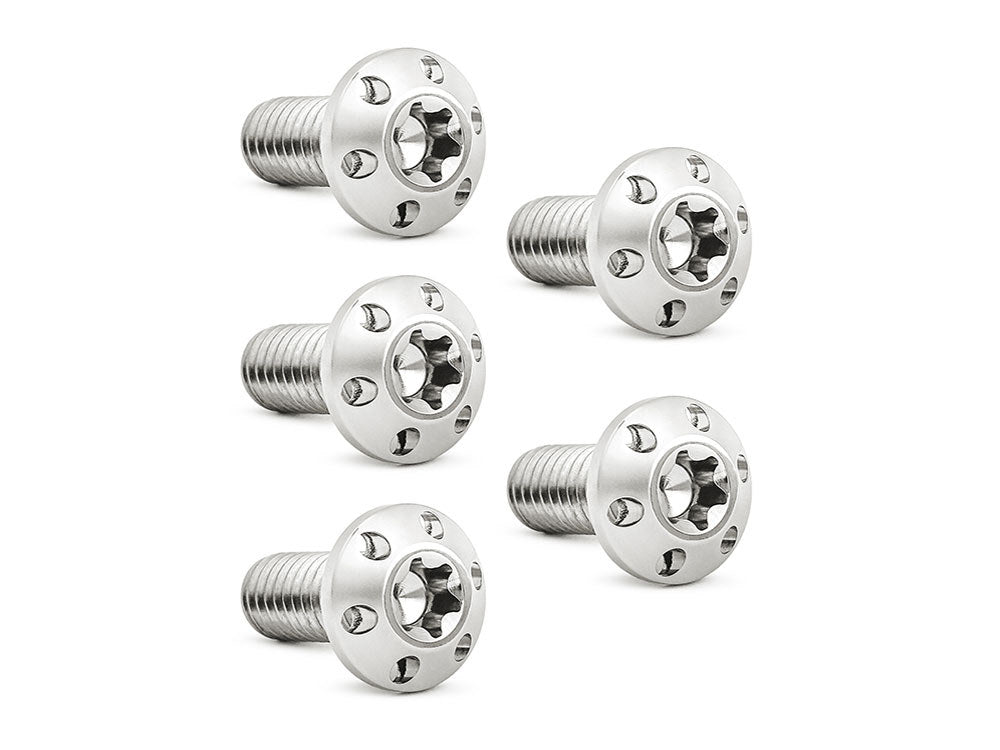 Arlen Ness Titanium Rear Disc Rotor Bolts Polished Fits H-D Big Twin 1997up Sportster 1997-2021