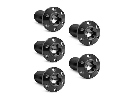 Arlen Ness Titanium Rear Disc Rotor Bolts Black Fits H-D Big Twin 1997up Sportster 1997-2021