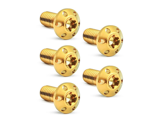 Arlen Ness Titanium Rear Disc Rotor Bolts Gold Fits H-D Big Twin 1997up Sportster 1997-2021