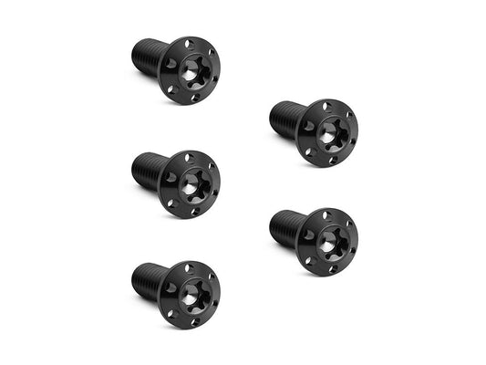 Arlen Ness Titanium Front Disc Rotor Bolts Black Fits H-D Big Twin 1984up Sportster 1984-2021