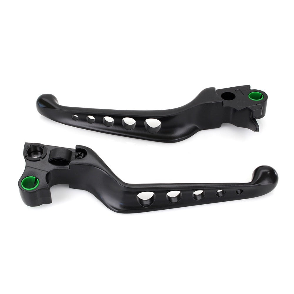 Rollies 5-Hole Hand Levers – Black, Softail 1996–2014 & Dyna 1996–2017