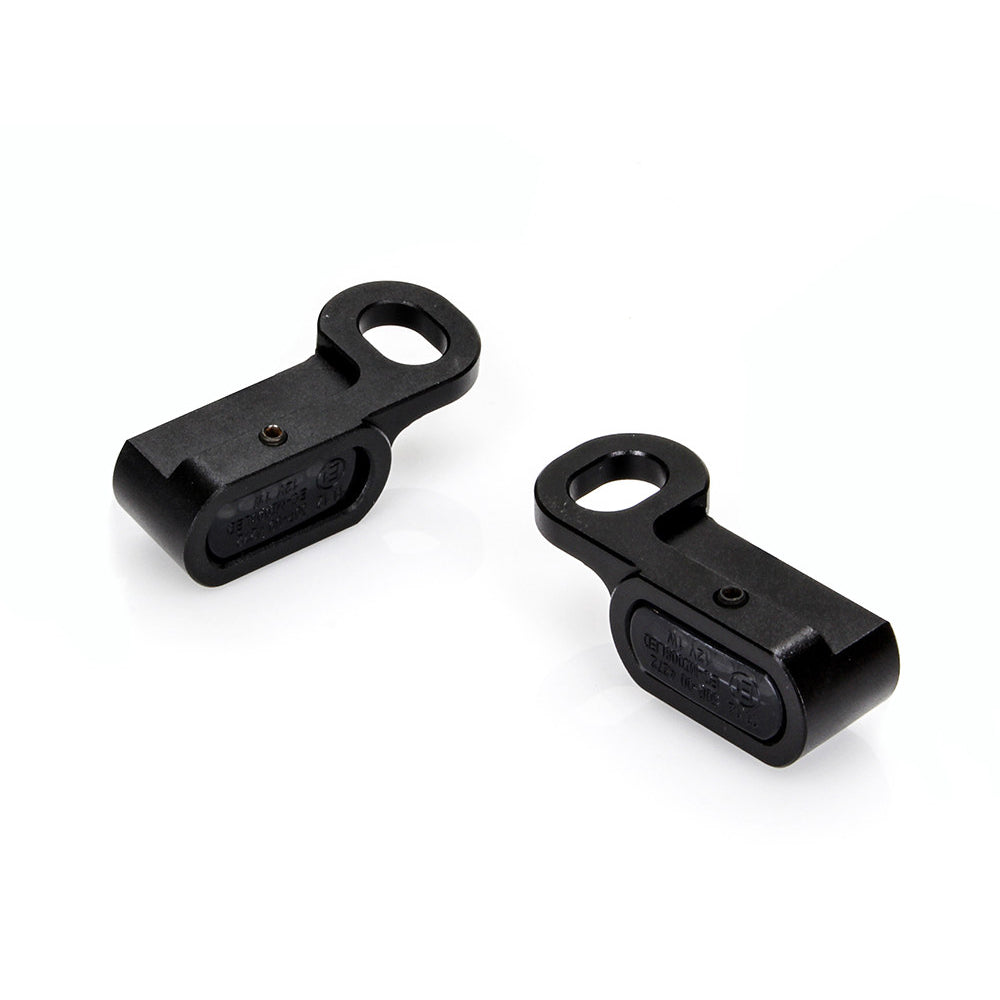 Rollies Speed Shop Under Perch Turn Signals – Black – Softail S 2016–2017, V-Rod 2009–2017 & Touring 2009–2020 Hydraulic Clutch