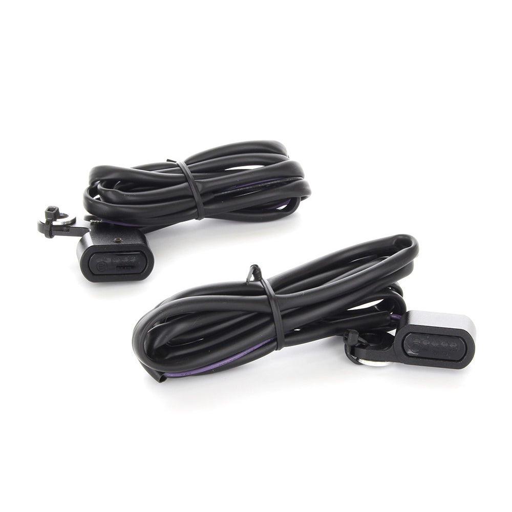 Rollies Speed Shop Under Perch Turn Signals – Black – Softail 1984–2014, Dyna 1991–2017 & Sportster 1982–2003