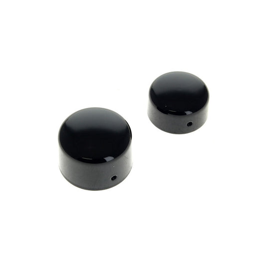 Rollies Rear Axle Covers – Gloss Black, Softail & Dyna 2008–2017