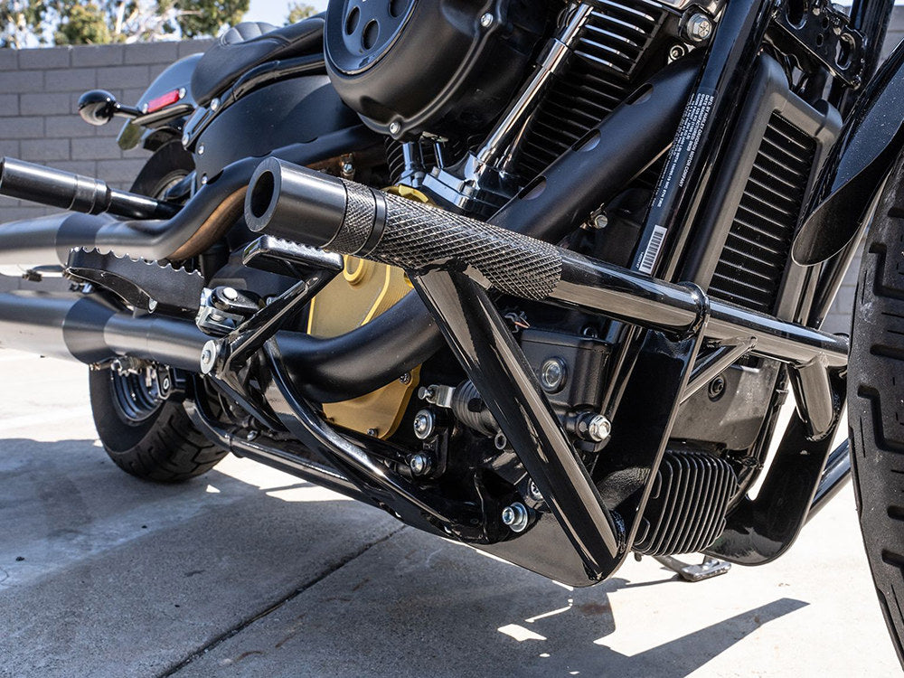 Burly Brand Front & Rear Brawler Crash Bar Kit – Softail 2018–2024 Mid Controls