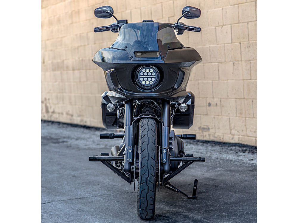 Burly Brand Front Brawler Crash Bar Kit Black Fits Softail 2018up