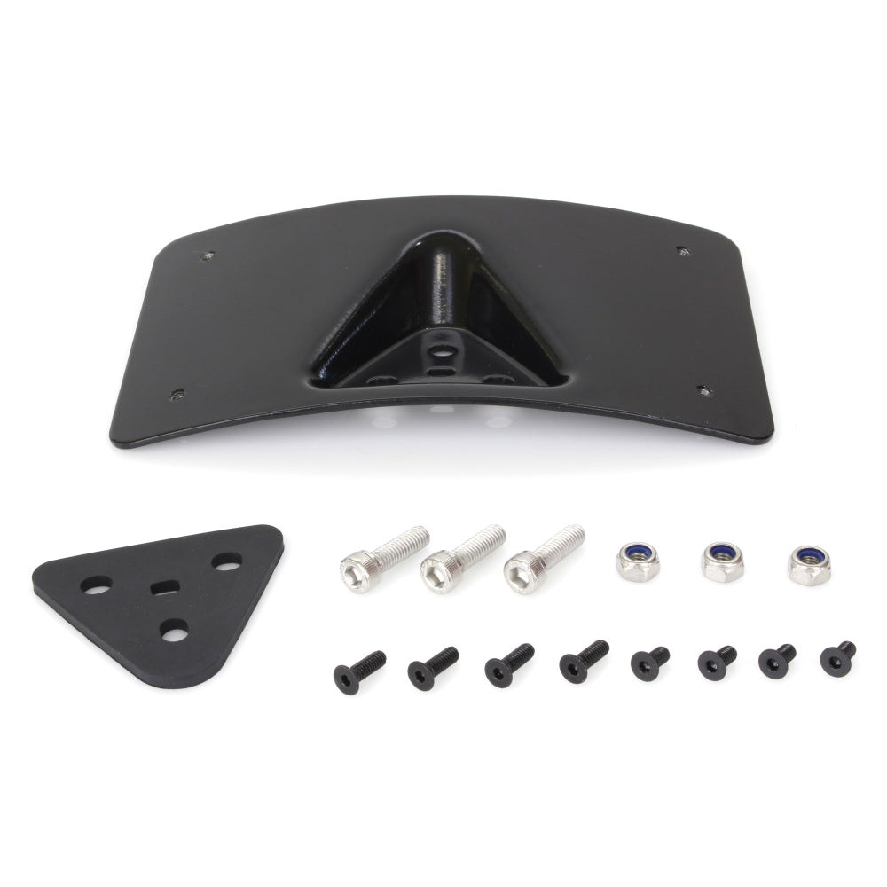 Custom Dynamics Curved Radius Laydown Number Plate Backing Plate – Black