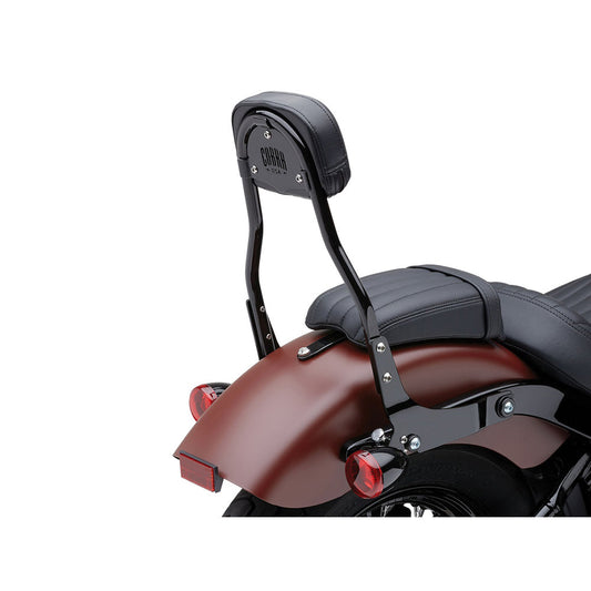 Cobra Black Short Quick Detachable Sissy Bar – Softail 2018-Up fitted
