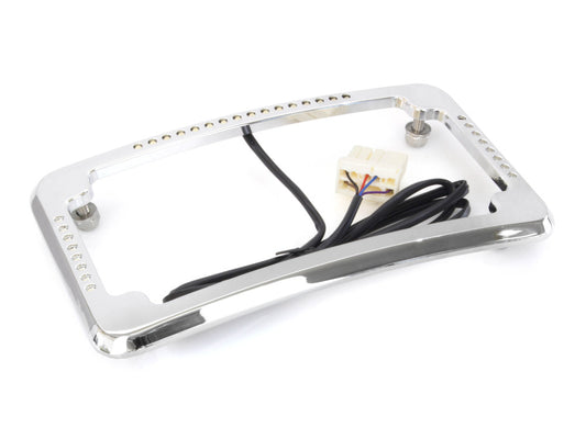 Cycle Visions Curved Slick Number Plate Frame