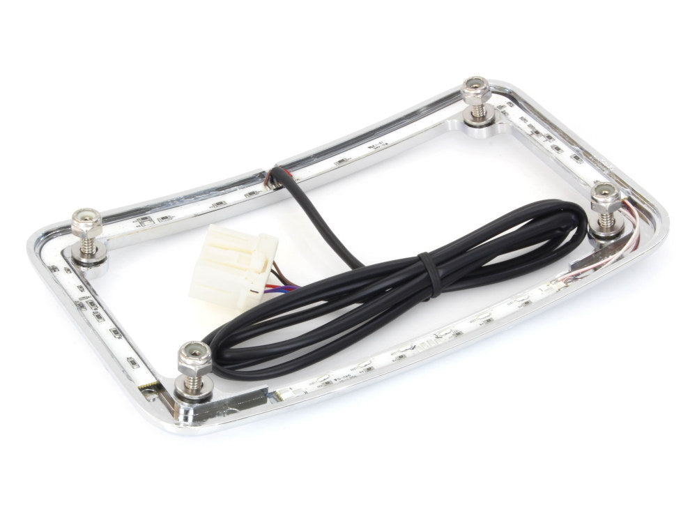 Cycle Visions Curved Slick Number Plate Frame