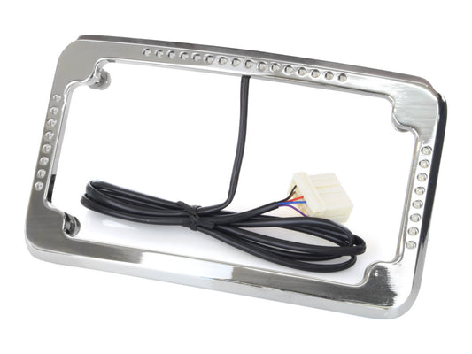 Cycle Visions Curved Slick Number Plate Frame