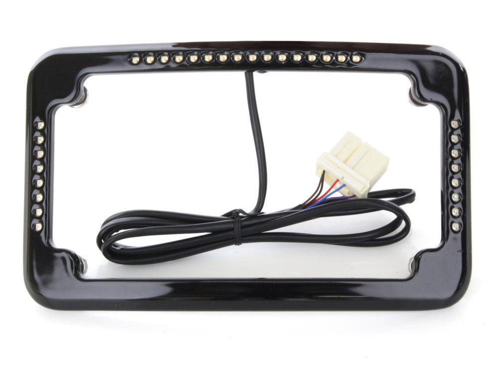 Cycle Visions Curved Slick Number Plate Frame