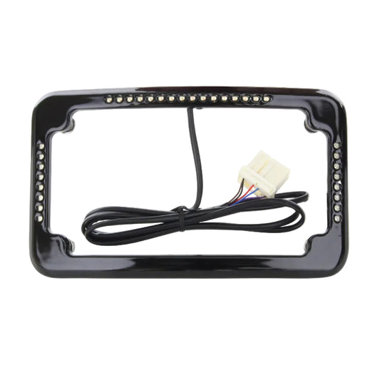 Cycle Visions Curved Slick Number Plate Frame