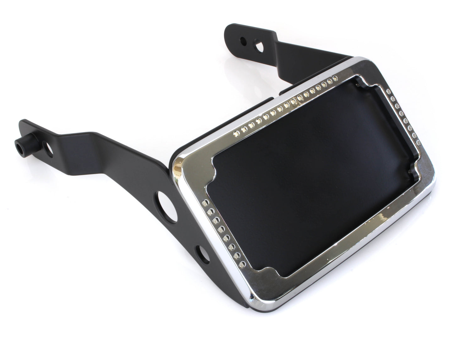 Cycle Visions Tail Tidy Fender Eliminator Kit Chrome with Run Turn Brake and Number Plate Lights Fits Dyna Street Bob 2013-2017 and Dyna Low Rider S 2016-2017