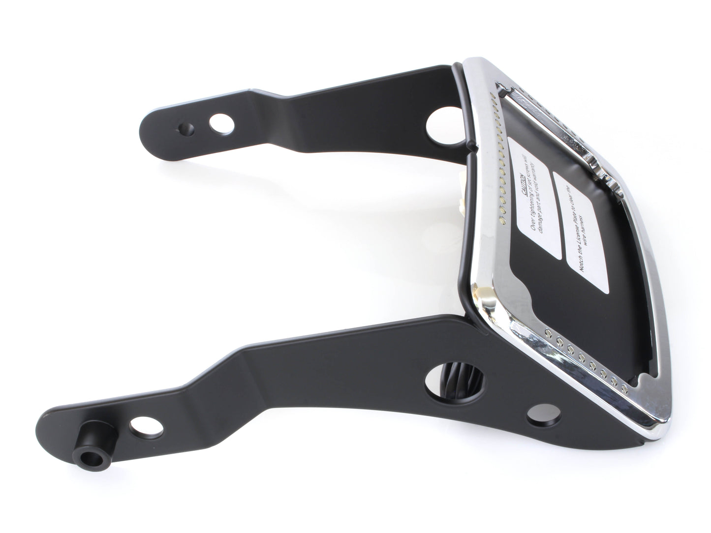 Cycle Visions Tail Tidy Fender Eliminator Kit Chrome with Run Turn Brake and Number Plate Lights Fits Dyna Street Bob 2013-2017 and Dyna Low Rider S 2016-2017