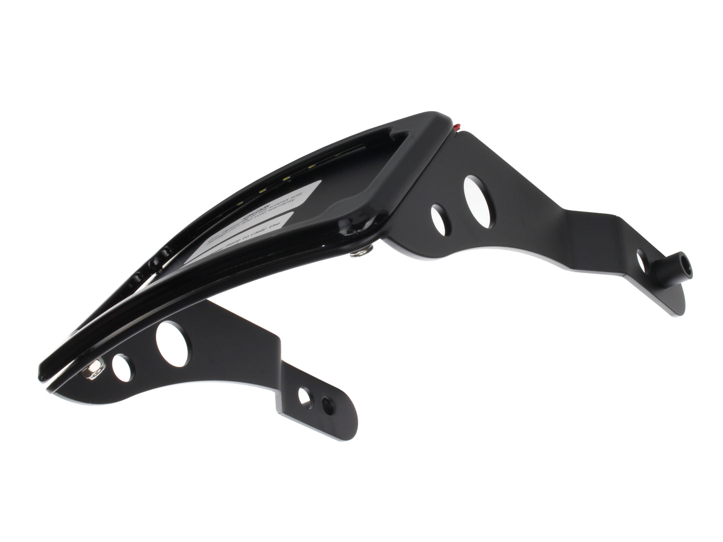 Cycle Visions Tail Tidy Fender Eliminator Kit Black with Number Plate Light Only Fits Dyna Street Bob 2013-2017 and Dyna Low Rider S 2016-2017