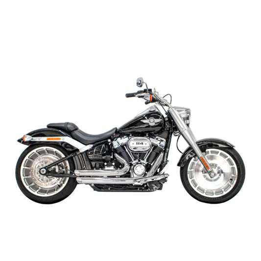 Amendment Exhaust - Chrome. Fits Softail 2018up. - Freedom Performance Exhaust