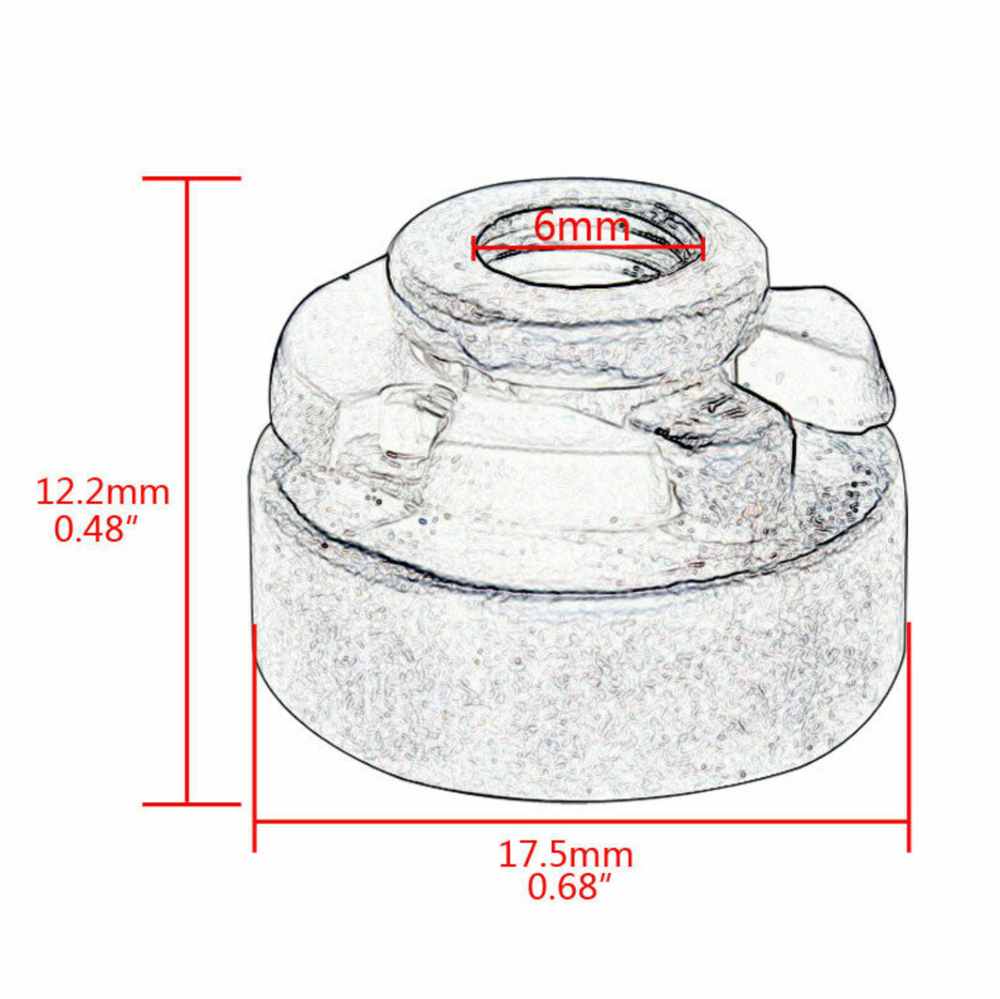 Seat Mounting Nuts – Silver – Harley