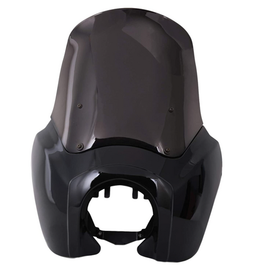 Club-Style Fairing with 15” Smoked Windshield – Harley Dyna 2006–2017