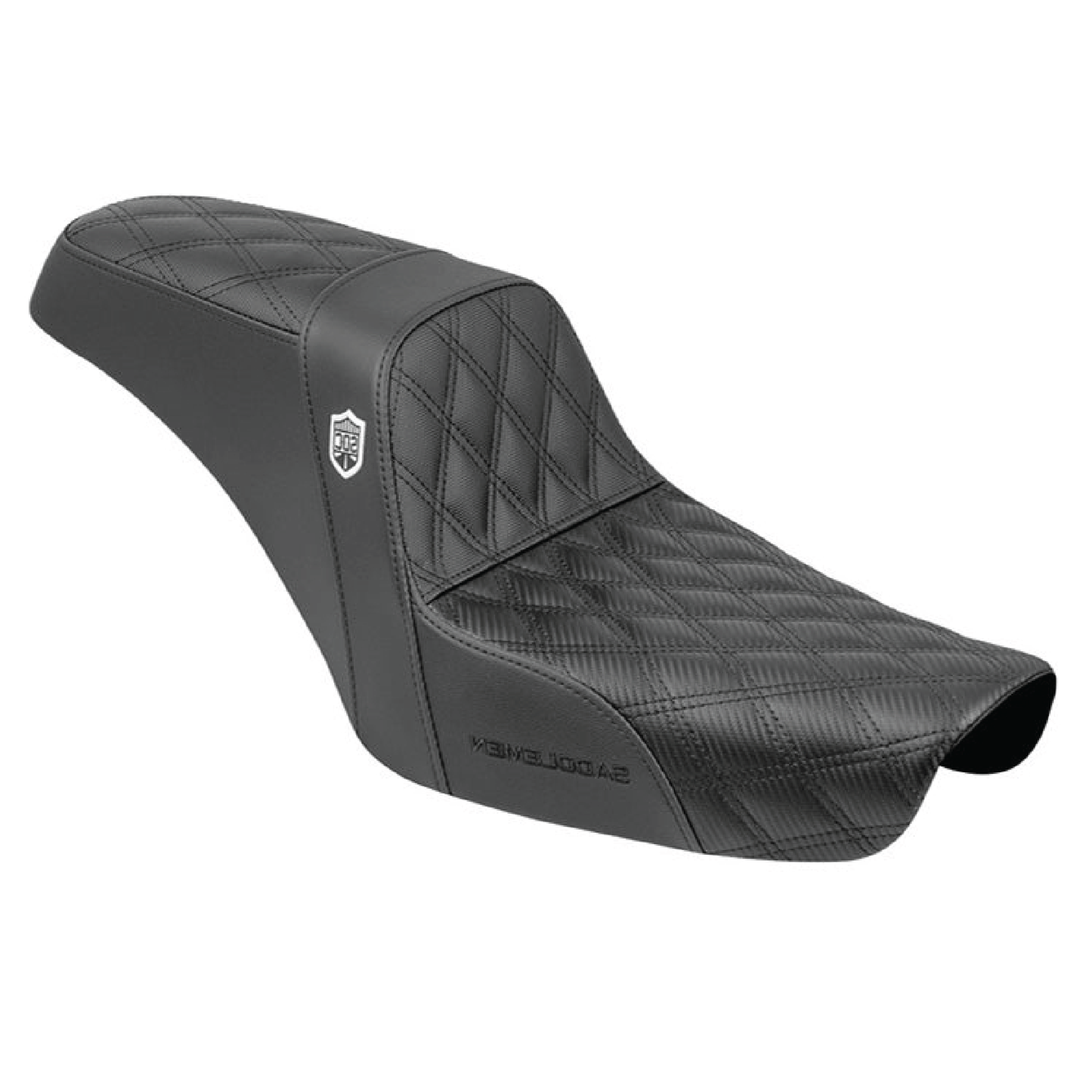 Step-Up San Diego Customs Pro Series Gripper Dual Seat. Fits Dyna 1996-2003 – Saddlemen Seats
