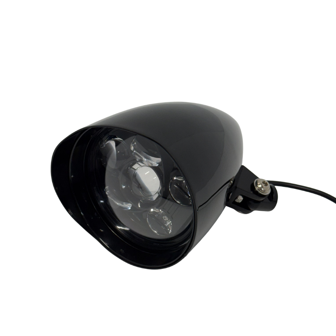 Big Daddy Customs Bullet Headlight with Daymaker LED – Gloss Black
