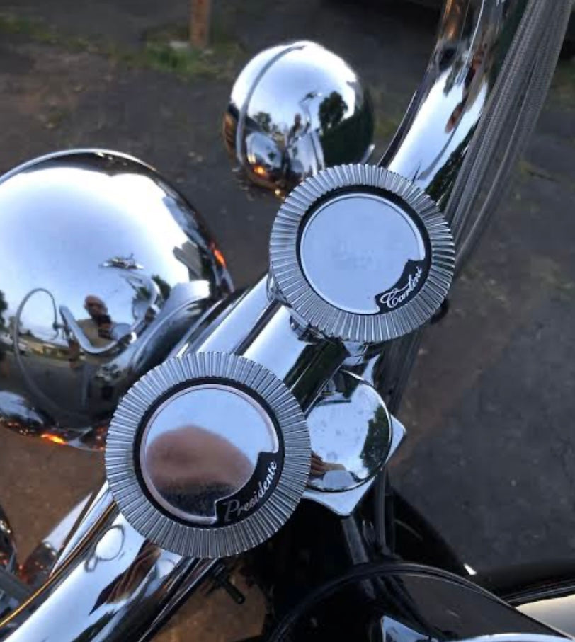 Carlini Design Presidente Risers – Harley-Davidson 1.25in Clamp