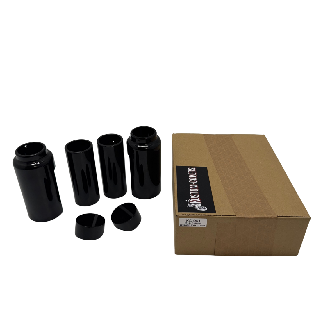 Big Daddy Customs 6-Piece Fork Cover Set Gloss Black – Breakout 2018-Current