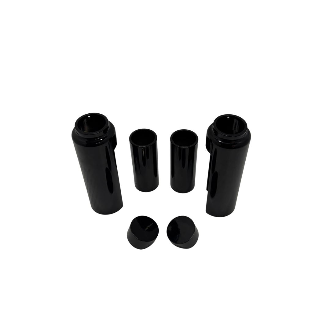 Big Daddy Customs 6-Piece Fork Cover Set Gloss Black +2in Over – Breakout 2018-Current
